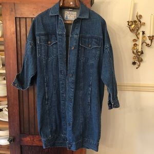Long DenimVintage jacket 3/4 sleeves